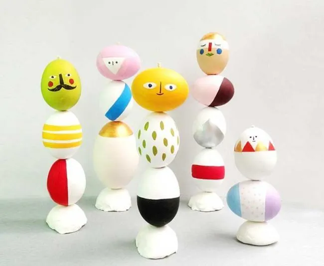 Diez originales maneras de decorar con huevos tu casa por Semana Santa