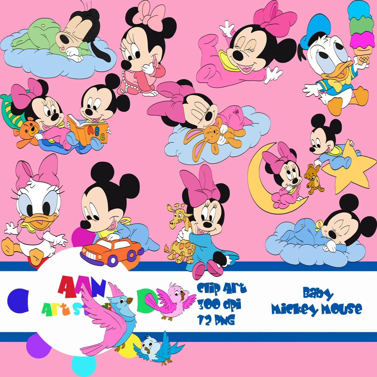 Digital Download Discoveries for DISNEY CLIP ART from EasyPeach.