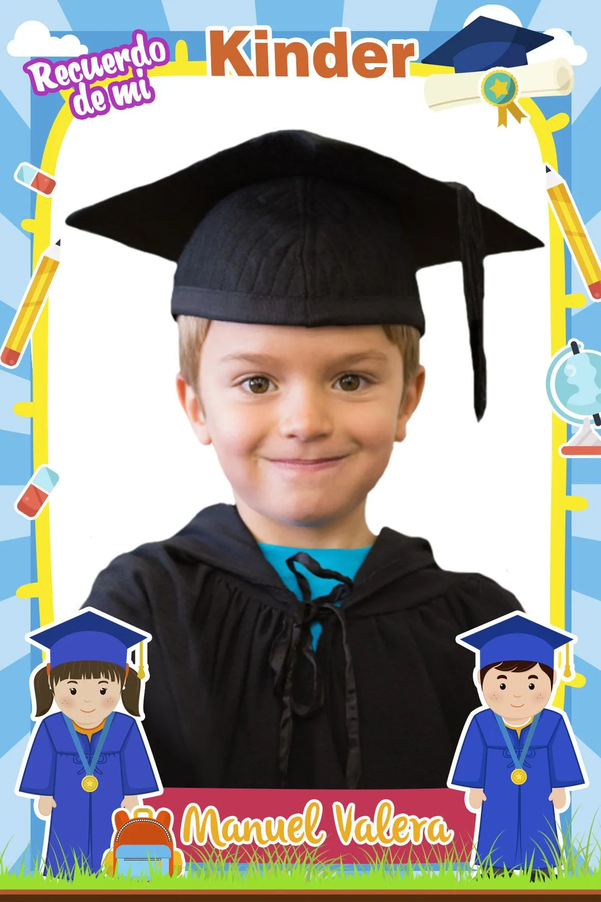 Digital Graduación Kinder Preschool Mr Motta, Graduation Kindergarten, Diploma, graduación preescolar, certificado preescolar, Graduation - Etsy México