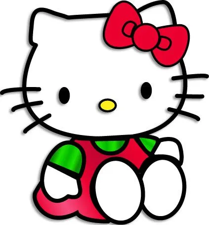 Dibujo de Hello Kitty a color - Imagui