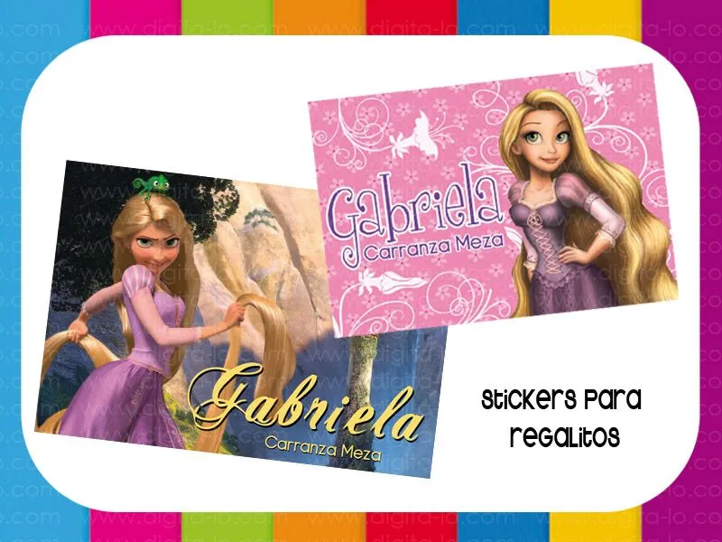 digitalo: Invitaciones Personalizadas Rapunzel