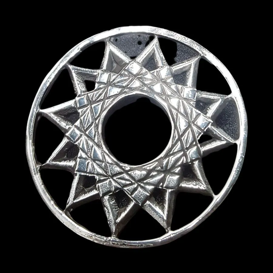 Dije Estrella 12 Puntas 3,7 Cm 8,6 Gr En Plata Art 162 – Místico y  Esotéricos