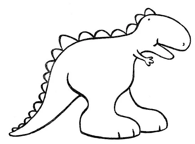 Dinosaurios para colorear animados - Imagui