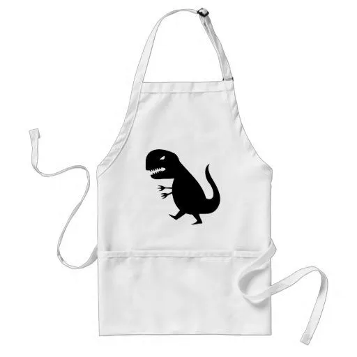 Dinosaurio de Grr Delantal | Zazzle