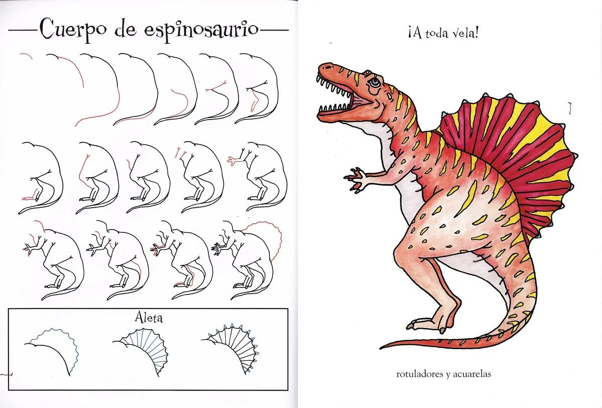 Dinosaurios para dibujar - Editorial Acanto s.a.