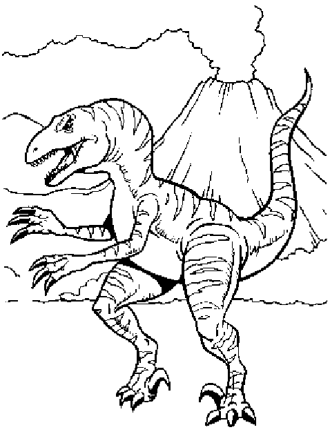 Láminas para Colorear - Coloring Pages: Dinosaurios para dibujar ...