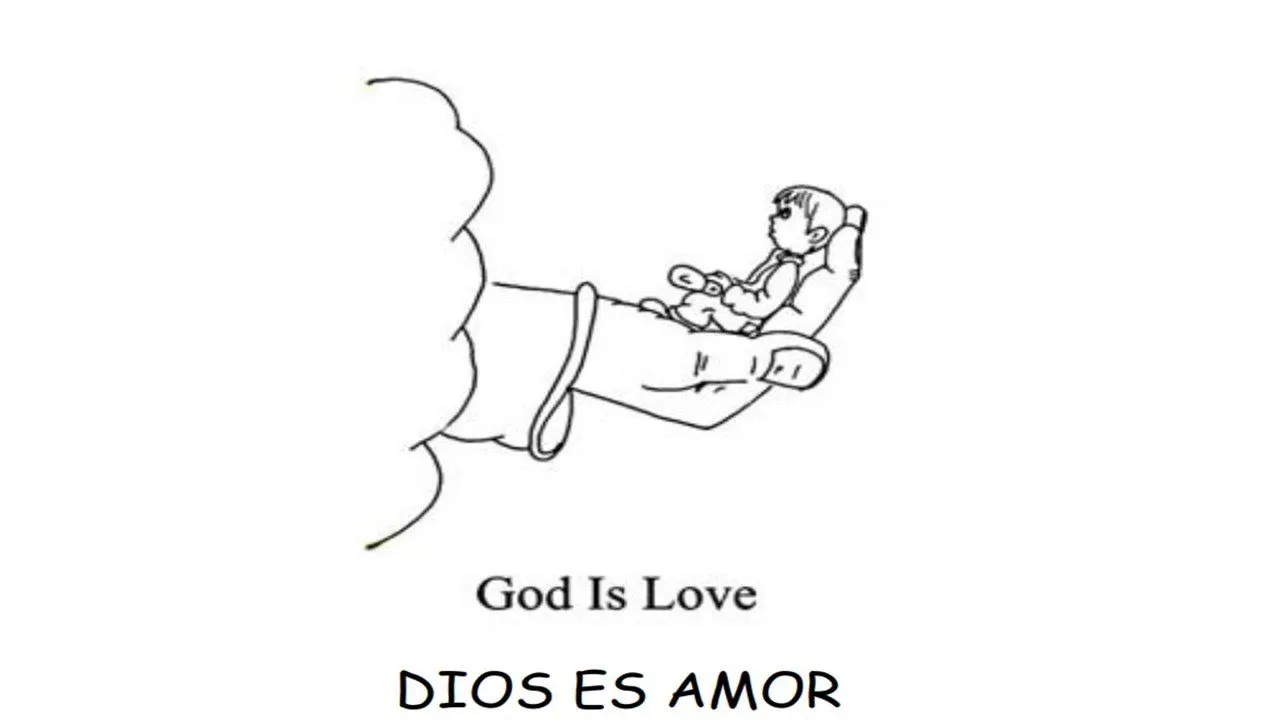 DIOS ES AMOR contiene imagen PDF para colorear en la descripción. - YouTube