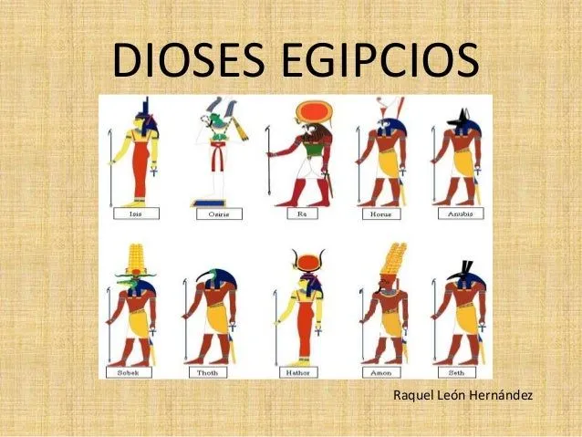 Dioses egipcios