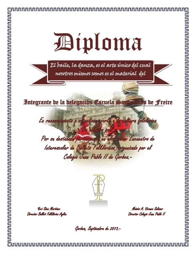 Diploma danza