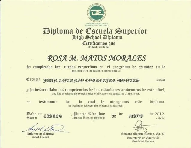 diploma-de-escuela-superior ...