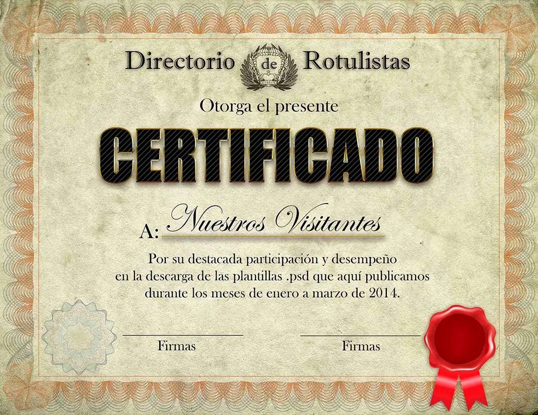 Diploma editable en formato .psd - Recursos para impresores y ...