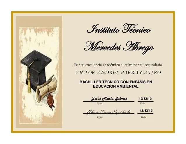 Diploma de grado