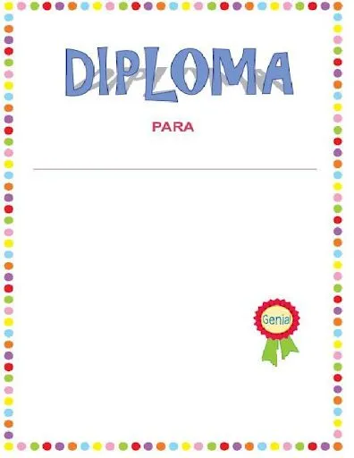 Diploma de honor para imprimir - Imagui