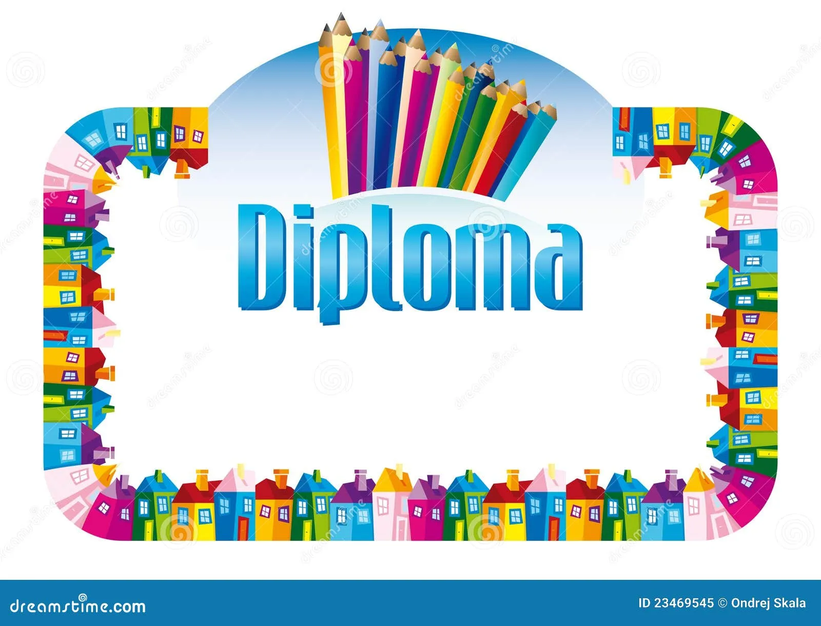 Diploma Para Los Niños Foto de archivo libre de regalías - Imagen ...