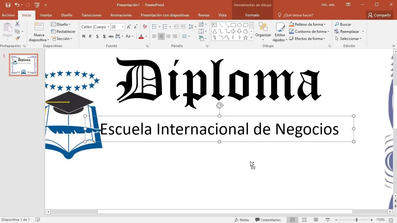 Cómo hacer un Diploma en PowerPoint - YouTube