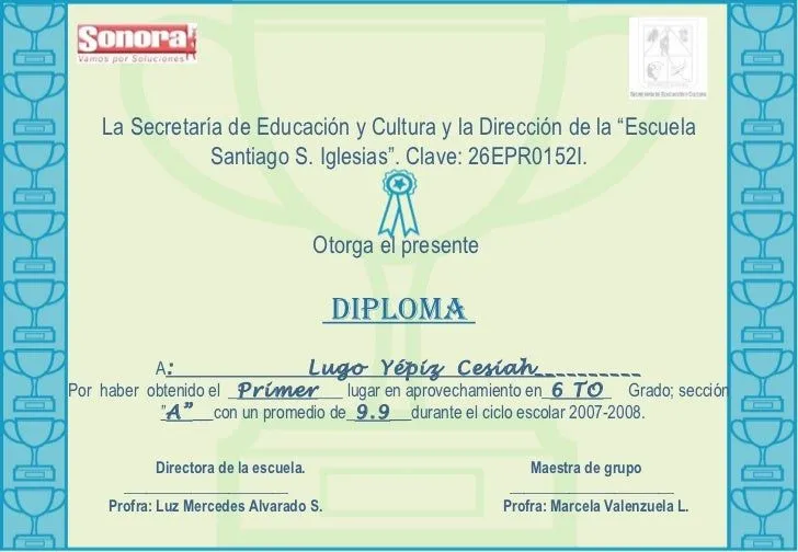 Diplomas