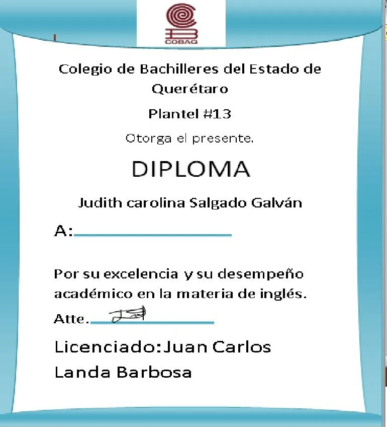 Diplomas para editar en word gratis - Imagui