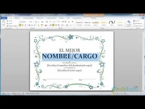 Diplomas para editar en word gratis - Imagui