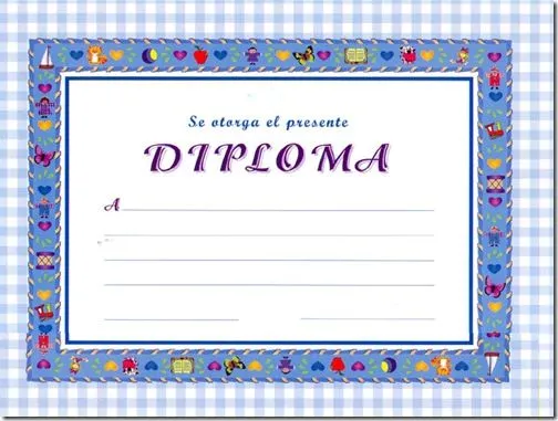 Diplomas escolares para imprimirBlog de imágenes