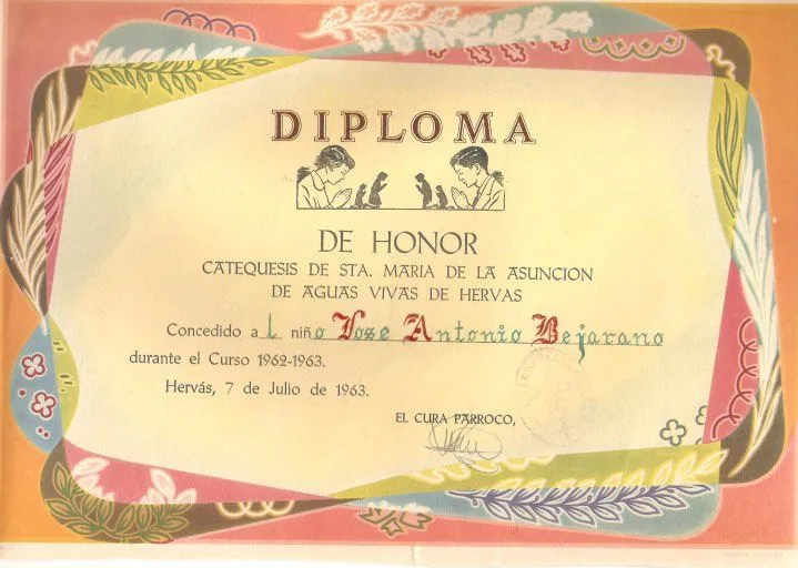 Diplomas para llenar de honor al merito - Imagui