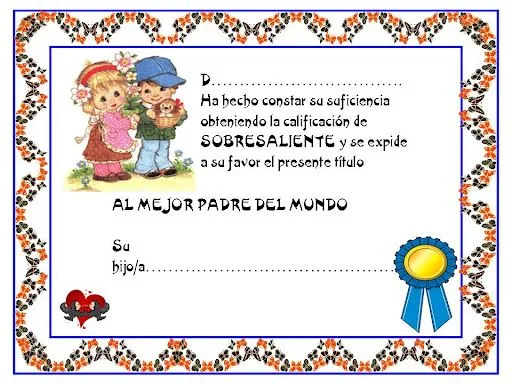 Mencion de honor para imprimir - Imagui