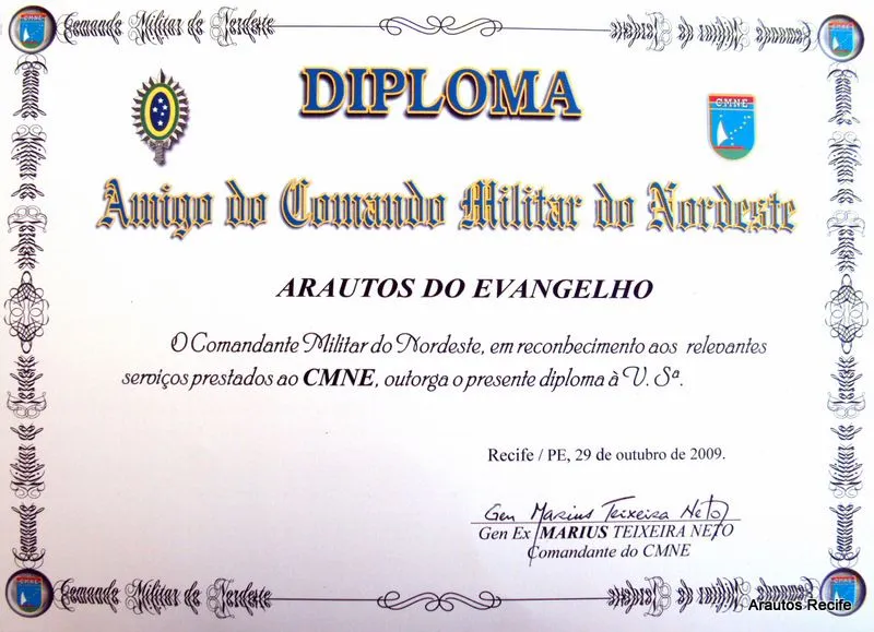 Comando Militar do Nordeste faz homenagem aos Arautos | Arautos do ...