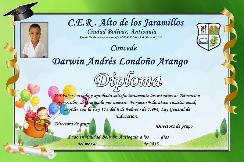 DIPLOMAS Y MOSAICOS ESCOLARES | Formatos de diplomas, Plantillas de  diplomas editables, Diplomas para maestras