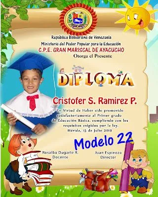 Diplomas Preescolar | Fotografia y Diseño