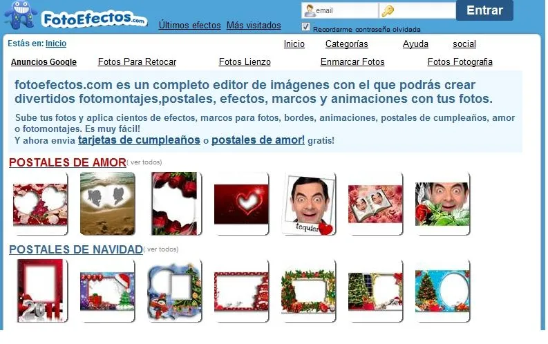 Directorio web: Fotomontajes Gratis