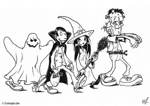 Disegni di Halloween da colorare: dolcetto o scherzetto? - Disegni ...