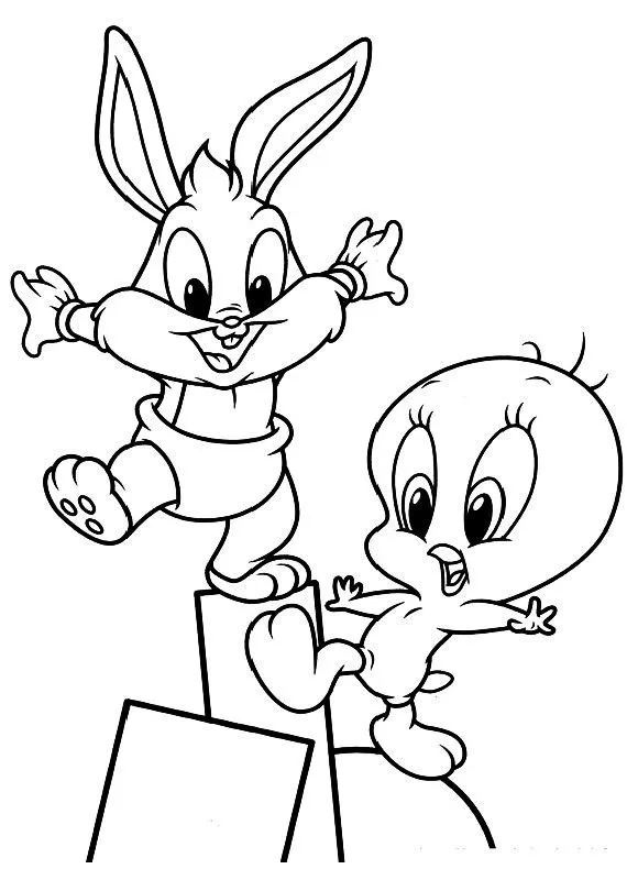 Disegni Lola e Bugs Bunny da stampare e colorare. | 4KIDS! - Da ...