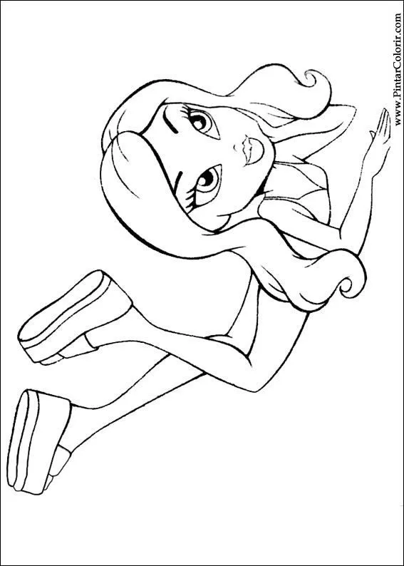 Disegni Per dipingere & Colour Bratz - Stampare Realizzazione 040