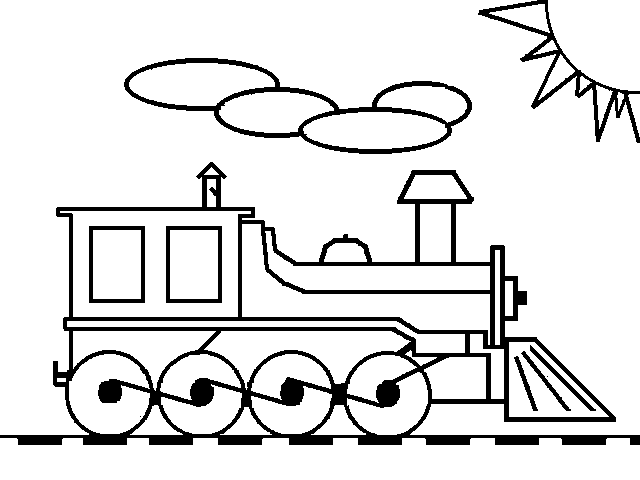 DISEGNI TRENI 2, disegni per bambini da stampare e colorare, by ...