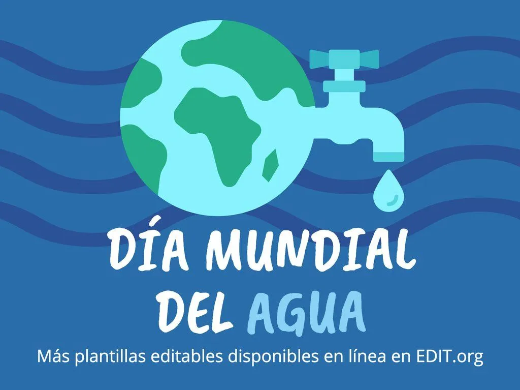 Diseña banners y carteles del Día del Agua