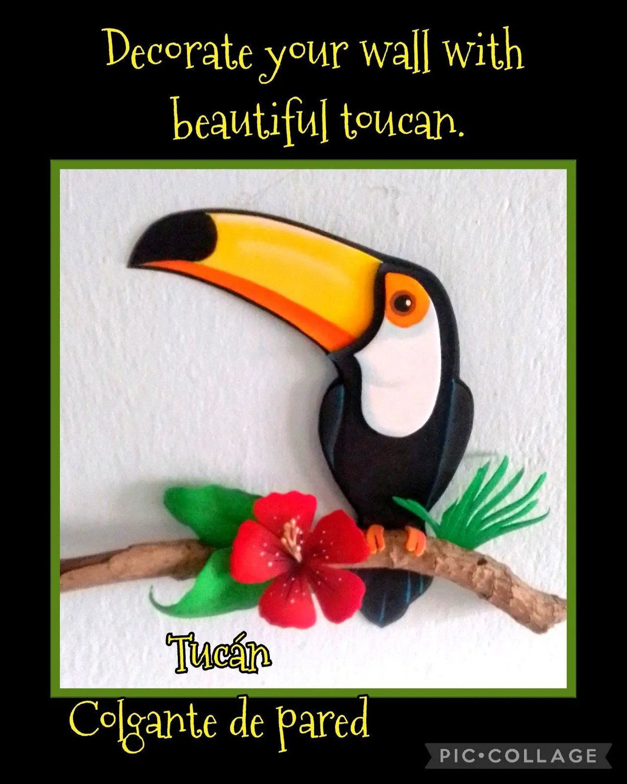 Diseña un hermoso Tucán y decora tu pared. Design a beautiful Toucan and  decorate your wall! | PeakD