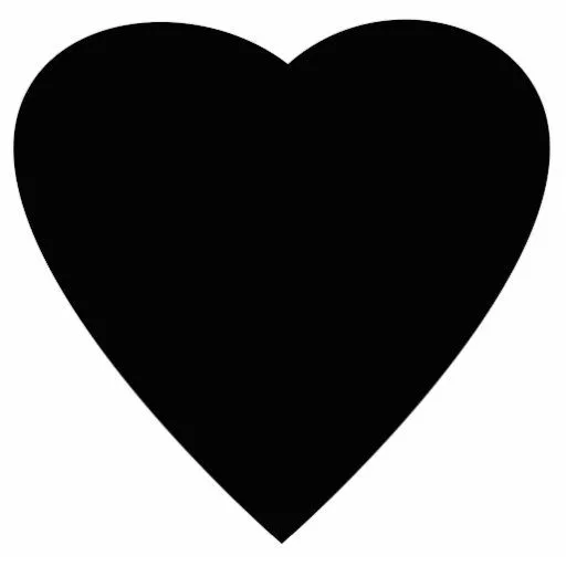 Diseño blanco y negro del corazón del amor esculturas fotograficas ...