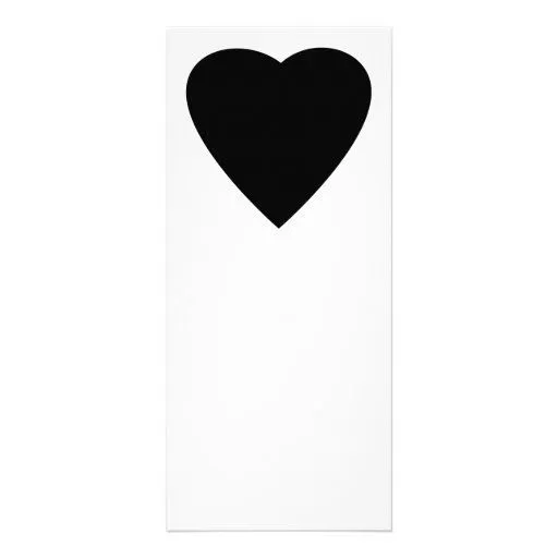 Diseño blanco y negro del corazón del amor tarjetas publicitarias ...