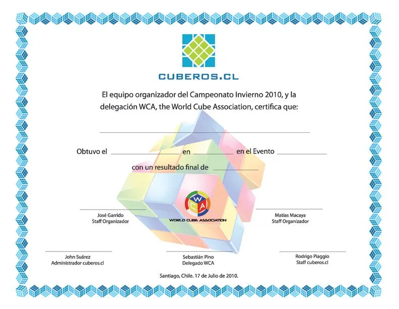 Diseño de Diplomas Cuberos.cl | GRAFIBA