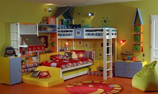 Kitchen Design Luxury Homes 2012: Diseño del dormitorio de los niños