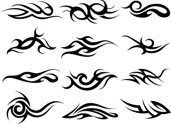 diseño de elementos tribales — Vector stock © pauljune #