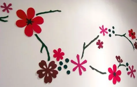 Diseño en fieltro para la pared - Guía de MANUALIDADES