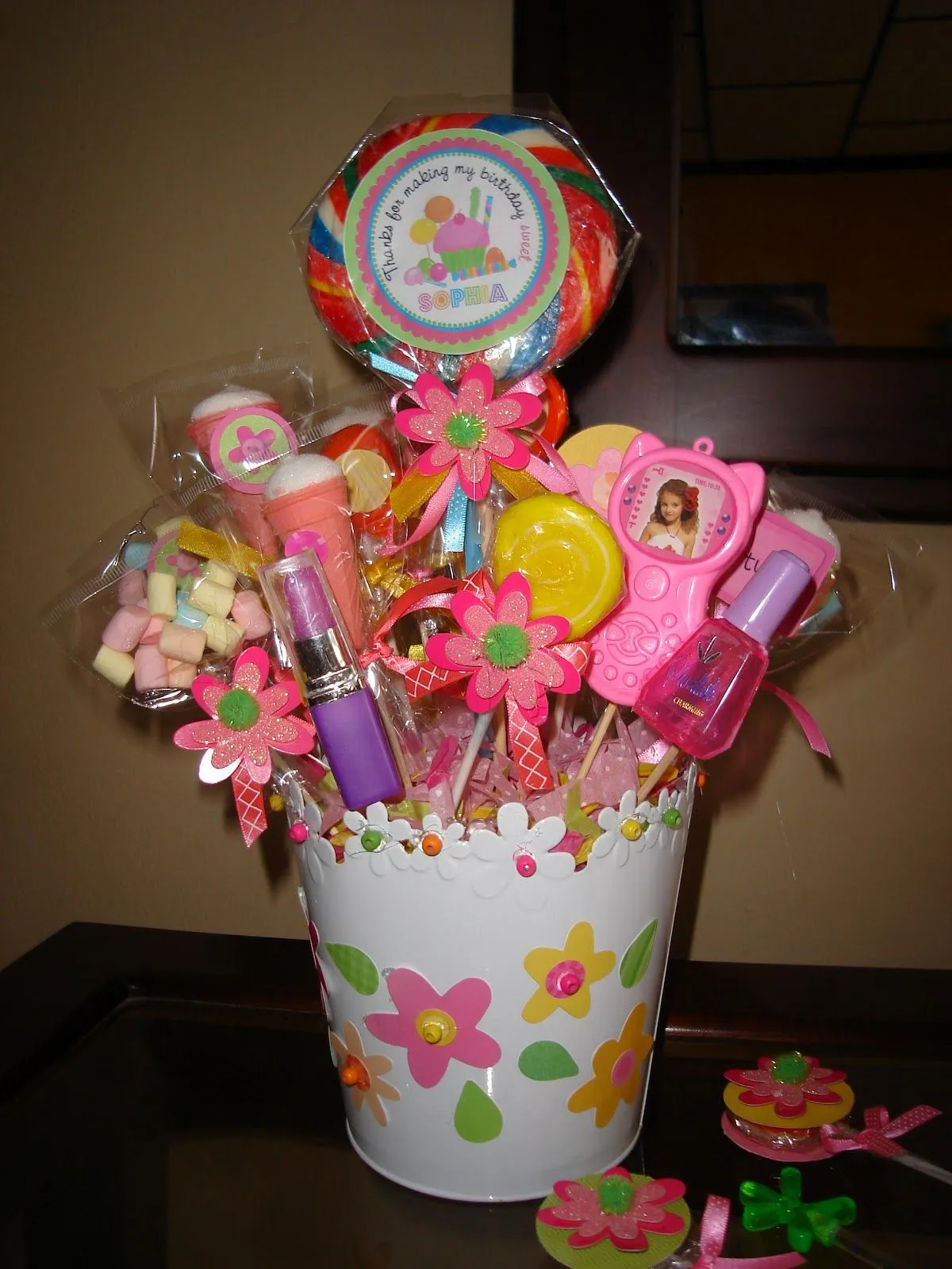 Diseño floral para Baby shower y fiestas infantiles.