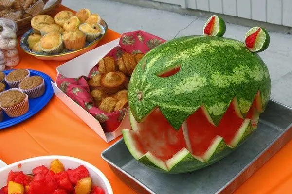 Diseño de Frutas para Fiestas Infantiles - Bocadillos Sanos y ...