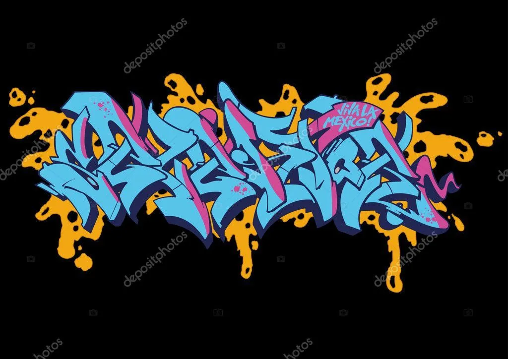 diseño de graffiti — Vector stock © limbi007 #