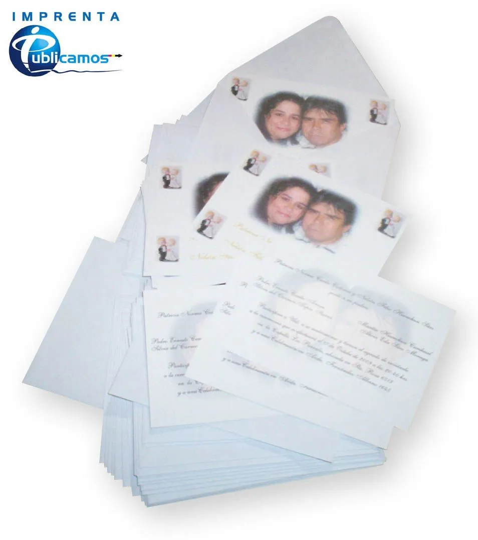 DISEÑO E IMPRESION DE PARTES PARA MATRIMONIO FORMATO POSTAL - El ...