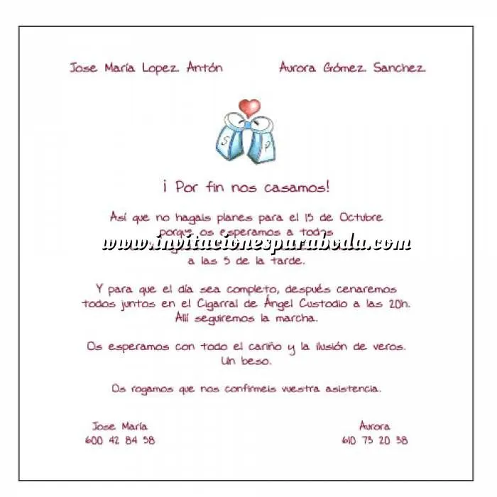 Diseño Invitaciones de boda : ejemplo icono sal y pimienta