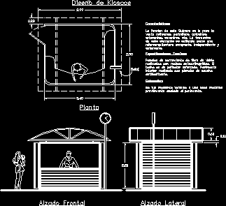 Diseño de kiosco, en Comercios varios - Proyectos