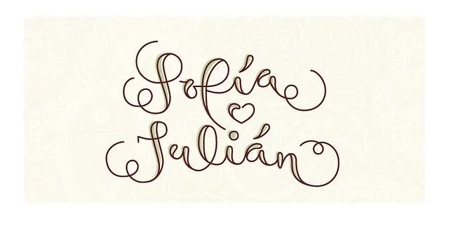 Diseño de letras para tarjeta de boda | Flickr - Photo Sharing!