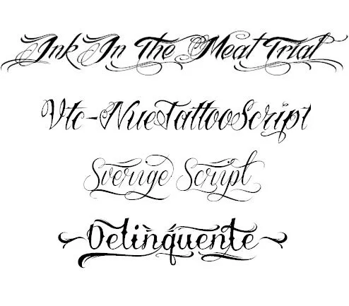 diseños de letras cursivas para tatuajes - ALOjamiento de IMágenes