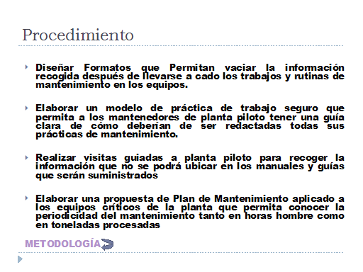 Diseño de modelo de gestión de mantenimiento aplicado a los ...